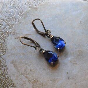 Antique Sapphire Earrings